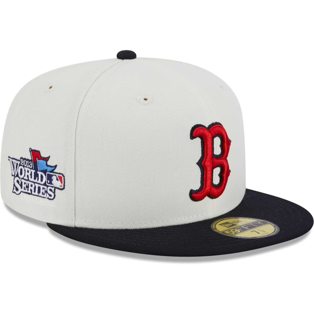 Boston Red Sox 2013 World Series New Era hat Navy/stone size 7 1/4